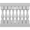 Ekena Millwork Fiberthane Legacy Balustrade Railing Kit, Style A (6 1/4" On-Center Spacing to Pass 4" Sphere Code) BALK42X048LGA - alternate 1